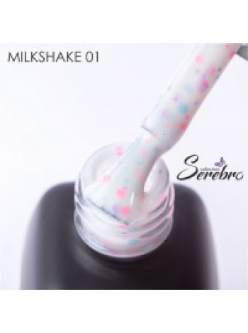 001№ SEREBRO Гель-лак "MilkShake" 11 мл