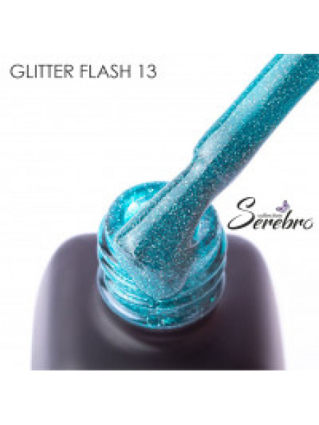 013№ SEREBRO "Glitter Flash" Светоотражающий  Гель-лак 11 мл
