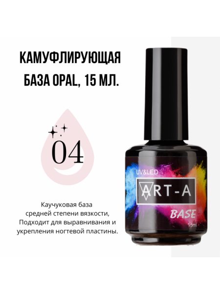 004№ ART-A База камуфлирующая "Opal" 15 мл