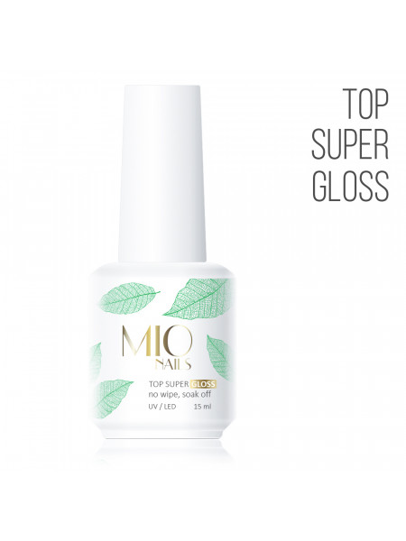 MIO NAILS Топ Super Gloss 15 мл