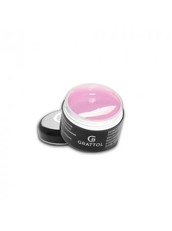 Grattol Camouflage Gel Light Pink  15 мл / Гель Камуфлирующий Нежно-Розовый