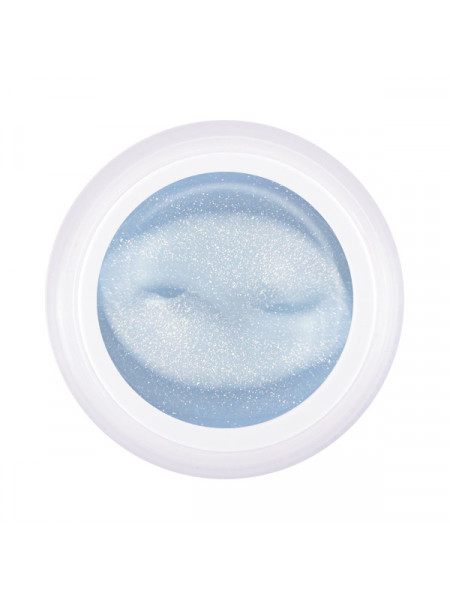 AC69 PN Pudding Gel Blue Конструир-й цветной гель с микроблеском 15 гр