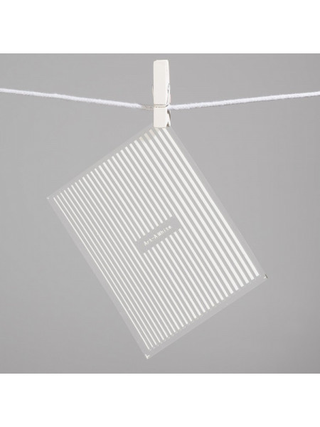ART-A 3D Металлические наклейки полосы White (гнутся)