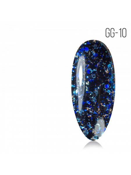 GG-10 MIO NAILS  Glitter Gel 5 гр