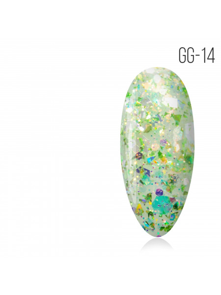 GG-14 MIO NAILS  Glitter Gel 5 гр