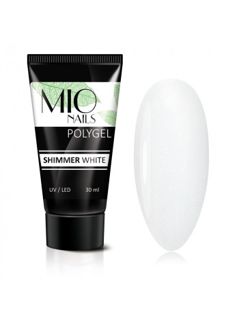 MIO NAILS Полигель Shimmer White 30 мл