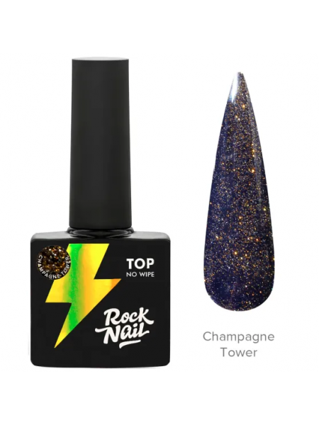 RockNail Топ Светоотражающий Champagne Tower