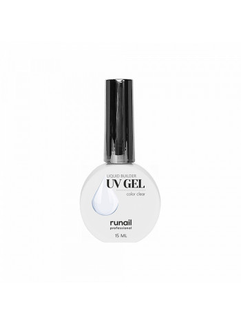 ruNail  5314  UV Gel Clear / Жидкий Прозрачный Гель 15 гр