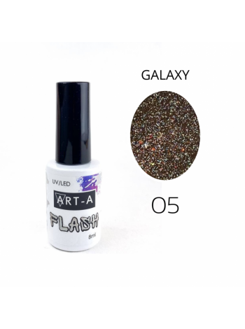 005№ ART-A Гель-лак "Galaxy Flash" 8 мл
