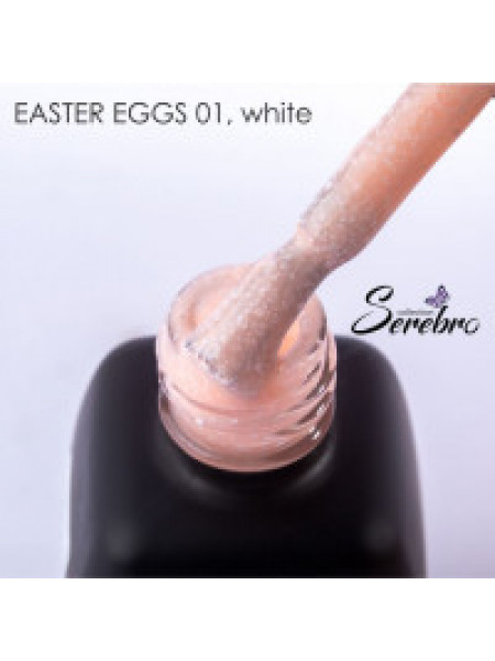 001№ SEREBRO "Easter Eggs" White  Гель-лак 11 мл