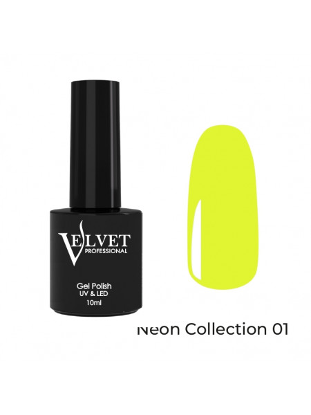 001№ VELVET Neon collection Гель-лак 10 мл