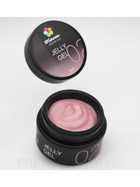 Bloom  Builder Pink Jelly gel # 2 / Гель-Желе Камуфлирующий 15 мл