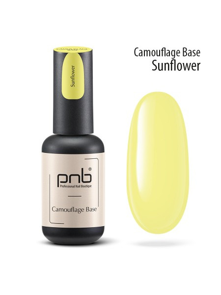PNB Camouflage Base Sunflower /Камуфлирующая каучуковая база Желтая 8 мл